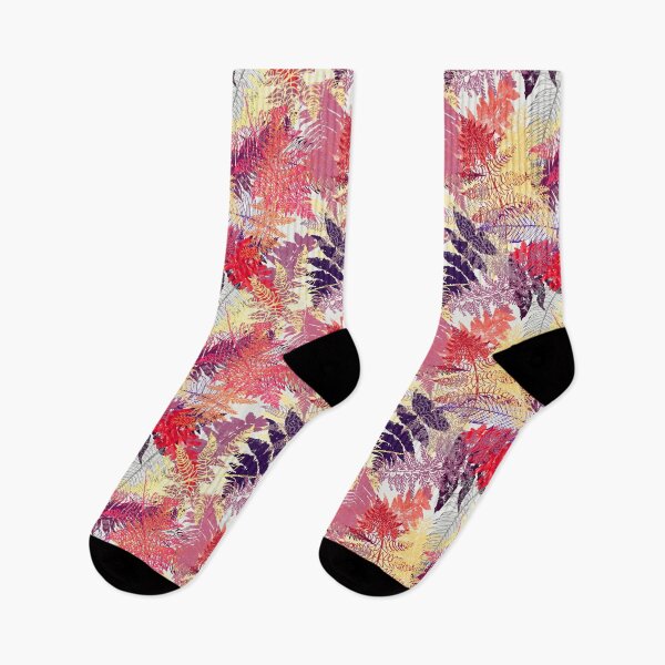 Item preview, Ferns Frenzy > Warm & Fuzzy Red, Violet, Yellow designed and sold by Odsy.