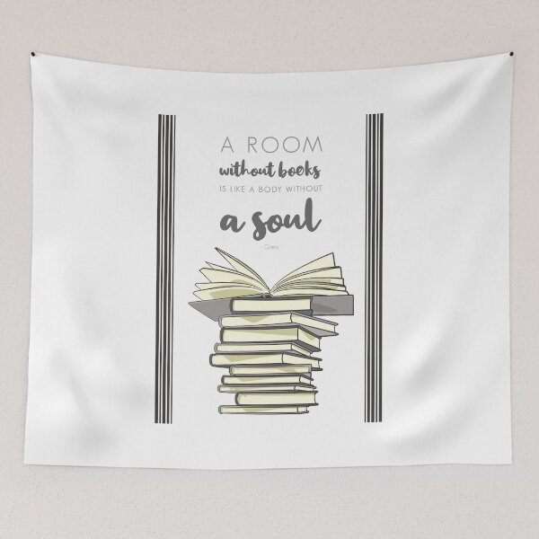 Item preview, Books - Body Without a Soul Quote designed and sold by ladyfacecreates.