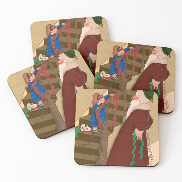 Item preview, Santa And His Decorating Expert designed and sold by Vera Sansone Chazen (veraspeaks).