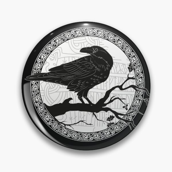 Item preview, Odin Ravens Huginn & Muninn Vikings Mythology Ravens designed and sold by enjoytheshirt.