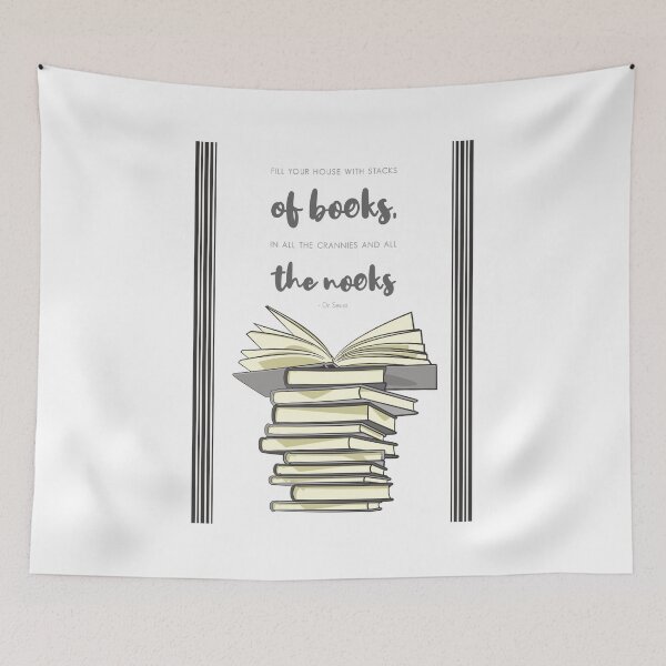 Item preview, Books - Crannies and Nooks Quote designed and sold by ladyfacecreates.