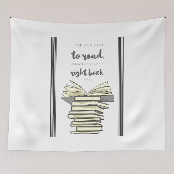 Item preview, Books - Don't Like to Read Quote designed and sold by ladyfacecreates.