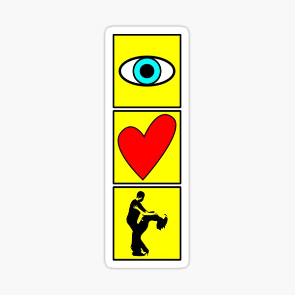 i love dance - pictogram Sticker