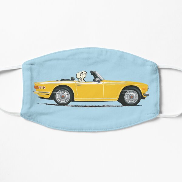 Inca Yellow color TR6 – the Classic British Sports Car Mask