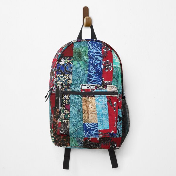 Item preview, Indonesian Batik Patchwork Red Blue Tone designed and sold by Lojicraft.