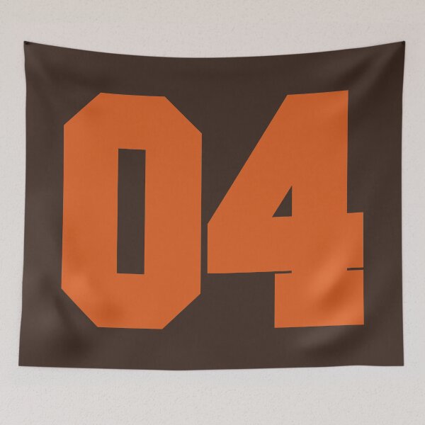 Item preview, 4 Number Cleveland Sports Four Brown Jersey designed and sold by HelloFromAja.