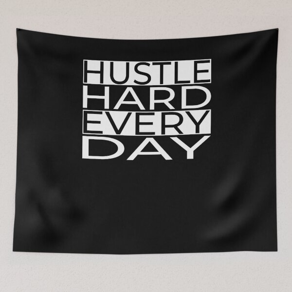 Item preview, Hustle 100% Mindset Motivation Money designed and sold by RJ-Art.