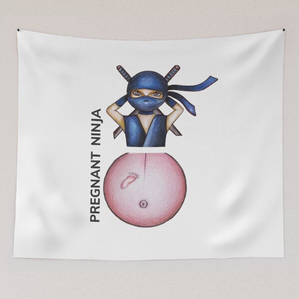 Item preview, PREGNANT NINJA by FrankenDuo designed and sold by FrankenDuo.
