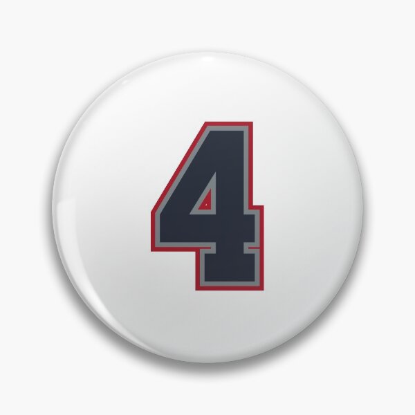 Item preview, 4 Navy Grey Red Sports Number Four designed and sold by HelloFromAja.