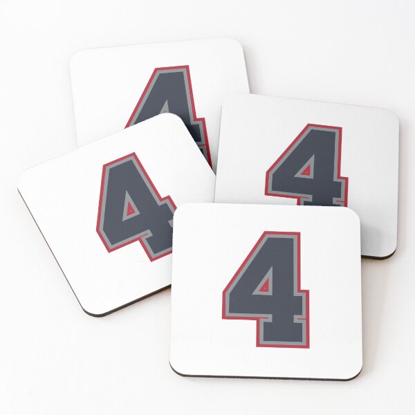 Item preview, 4 Navy Grey Red Sports Number Four designed and sold by HelloFromAja.