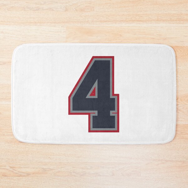 Item preview, 4 Navy Grey Red Sports Number Four designed and sold by HelloFromAja.
