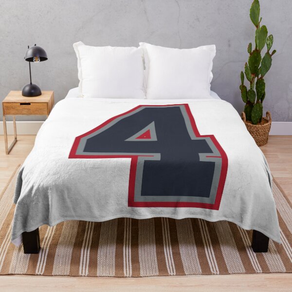 Item preview, 4 Navy Grey Red Sports Number Four designed and sold by HelloFromAja.