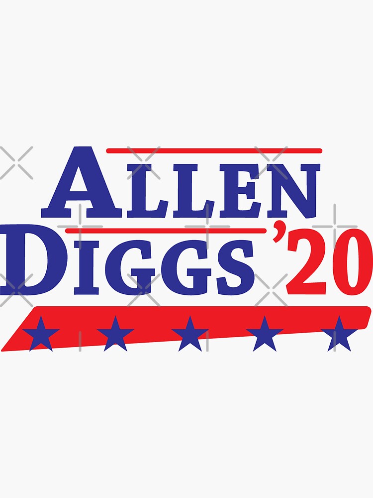 Allen Diggs 2020' Sticker for Sale by soufianABH