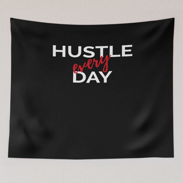 Item preview, Hustle 100% Mindset Motivation Money designed and sold by RJ-Art.