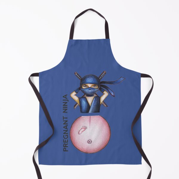 Item preview, PREGNANT NINJA by FrankenDuo azure blue designed and sold by FrankenDuo.
