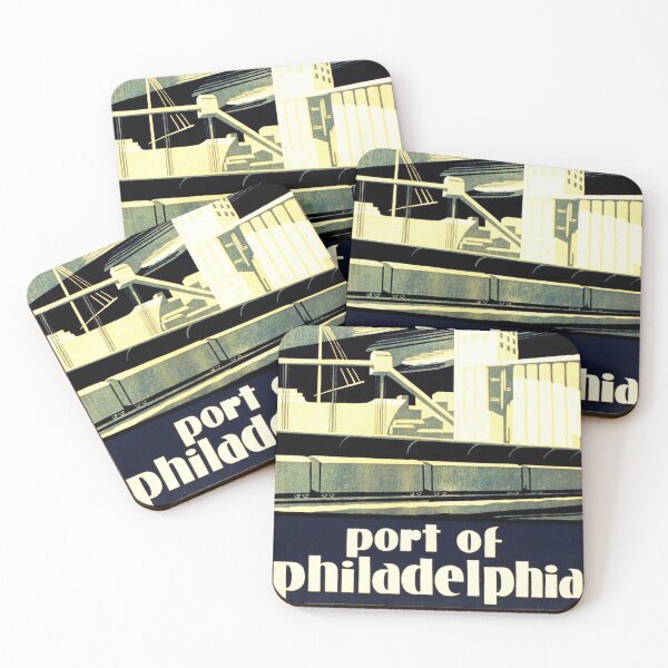 Item preview, Port of Philadelphia WPA Federal Art Project Pennsylvania Promotion designed and sold by retroposters.