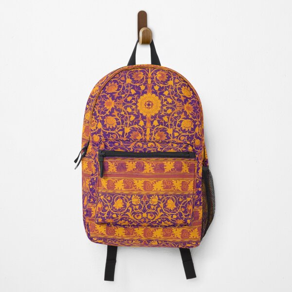 Item preview, HOLLAND PARK Orange Gold Yellow Purple Floral Carpet William Morris designed and sold by BulganLumini.