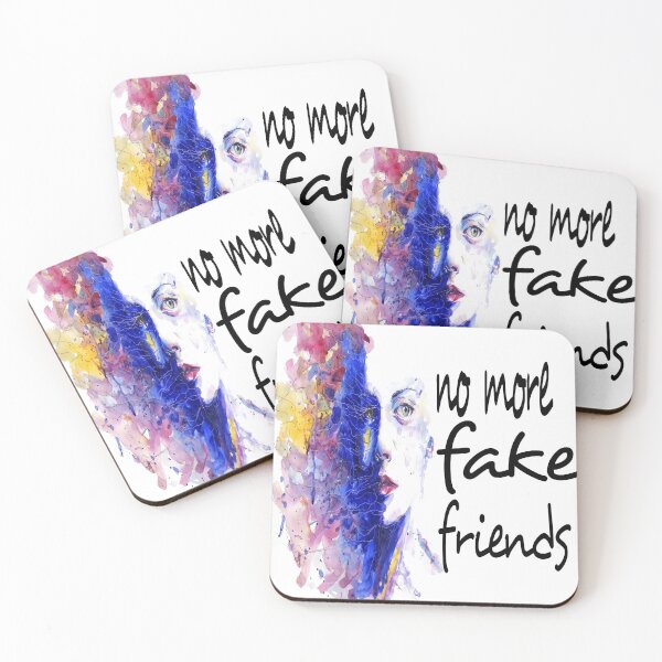 Item preview, NO MORE FAKE FRIENDS. designed and sold by leicha.