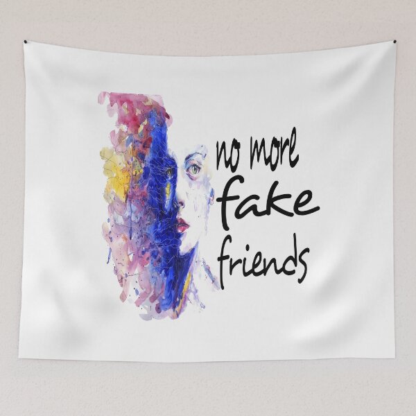 Item preview, NO MORE FAKE FRIENDS. designed and sold by leicha.