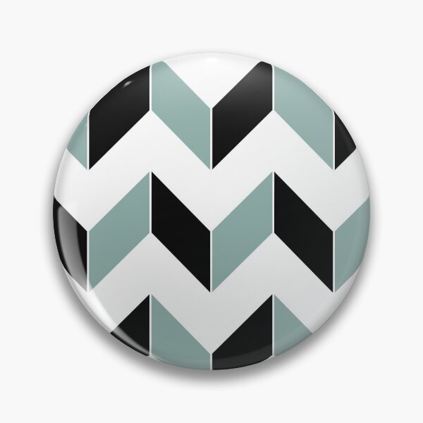 Item preview, Black Blue and White chevron pattern designed and sold by crawforddesign.