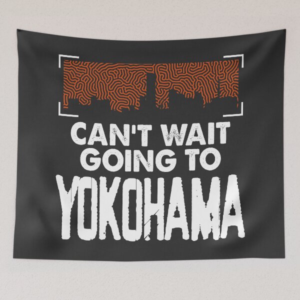 Item preview, Yokohama Japan Tourist Visitor Travel Skyline Silhouette Gift designed and sold by Maljonic.