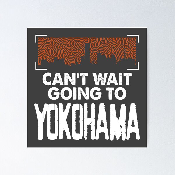 Item preview, Yokohama Japan Tourist Visitor Travel Skyline Silhouette Gift designed and sold by Maljonic.