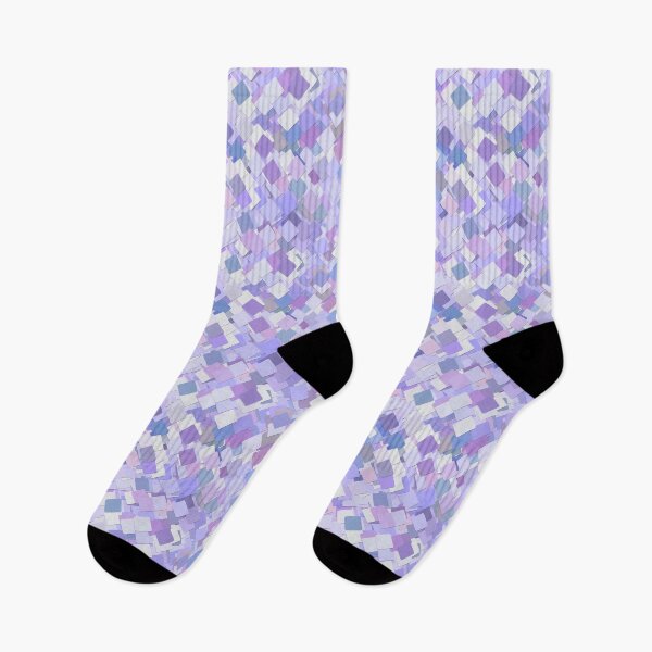 Artikelvorschau, Violettes abstraktes Quadrat-Collagenmuster entworfen und verkauft von everything4eva.
