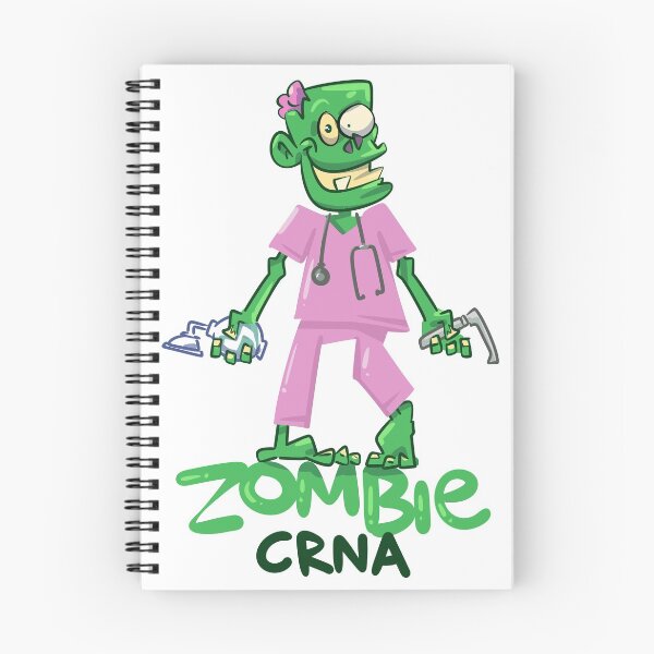 Item preview, Zombie CRNA Anesthesia Halloween design designed and sold by Buckanesthesia.