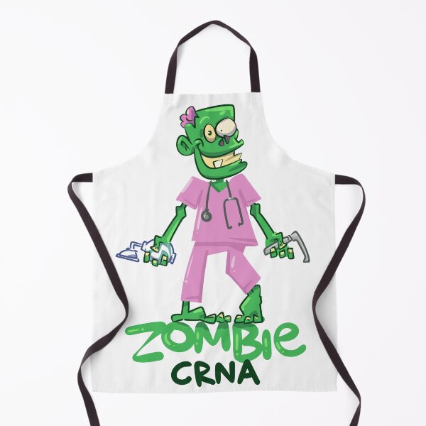 Item preview, Zombie CRNA Anesthesia Halloween design designed and sold by Buckanesthesia.