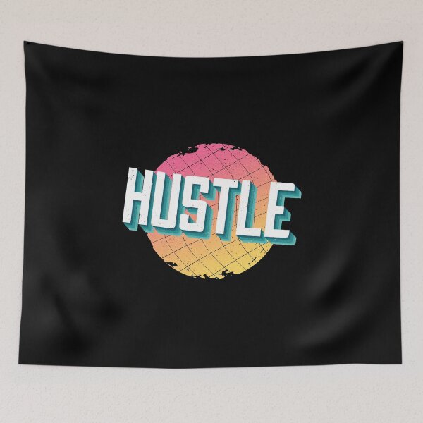 Item preview, Hustle 100% Mindset Motivation Money designed and sold by RJ-Art.