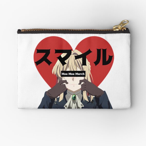 Smile! (kinda) Zipper Pouch