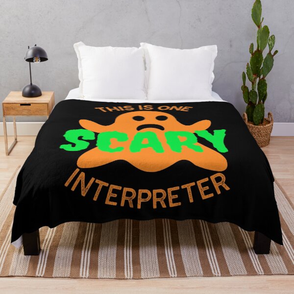 Item preview, This Is One Scary Interpreter | Funny Halloween designed and sold by MAS-S.