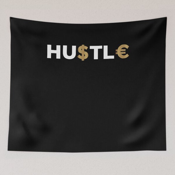 Item preview, Hustle 100% Mindset Money Euro designed and sold by RJ-Art.