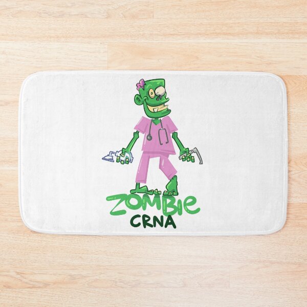 Item preview, Zombie CRNA Anesthesia Halloween design designed and sold by Buckanesthesia.