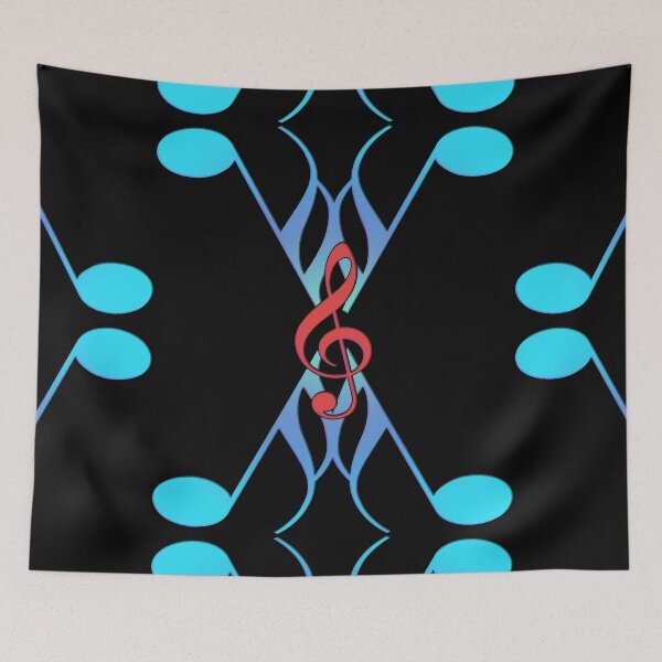 Item preview, Pastel Music Note aesthetic gradient pattern 16th note Gift Idea designed and sold by AllLeftSides42.