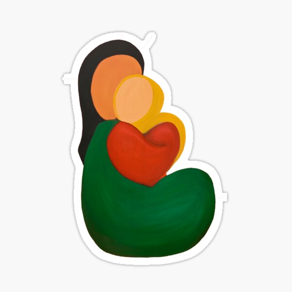 Mother & Child Sticker