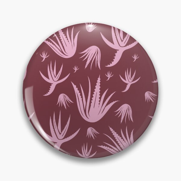 Item preview, Aloe Vera Pattern Pink and Claret designed and sold by color-garden.