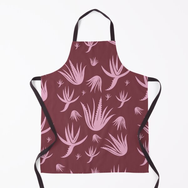 Item preview, Aloe Vera Pattern Pink and Claret designed and sold by color-garden.