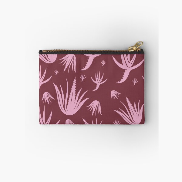 Item preview, Aloe Vera Pattern Pink and Claret designed and sold by color-garden.