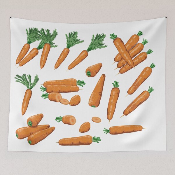 Item preview, Cute Carrot Pattern  designed and sold by rejebolla.