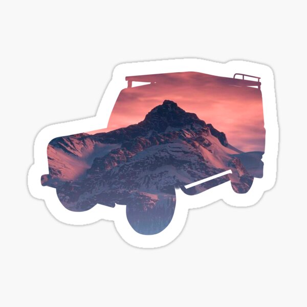 Defender 4x4 | Van life Sticker