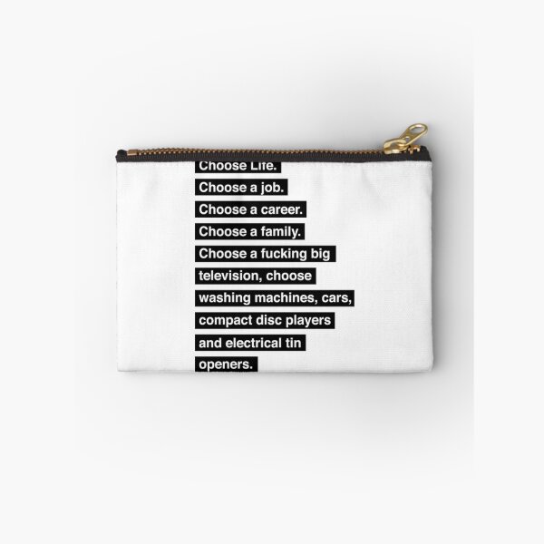 Item preview, Choose lifeTrainspotting quote designed and sold by SharonForester.