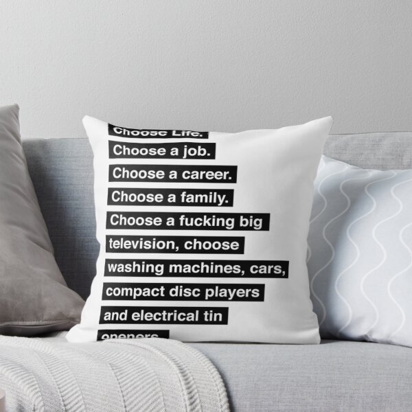 Item preview, Choose lifeTrainspotting quote designed and sold by SharonForester.