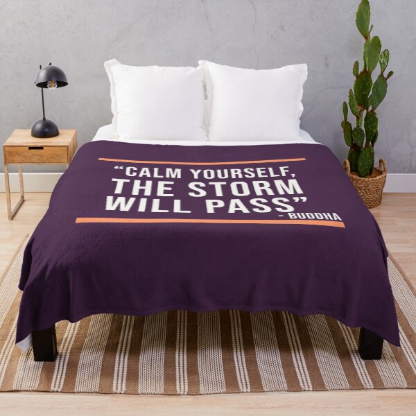Item preview, Calm yourself, the storm will pass - Buddhism Quote designed and sold by Jamiecsmith1986.