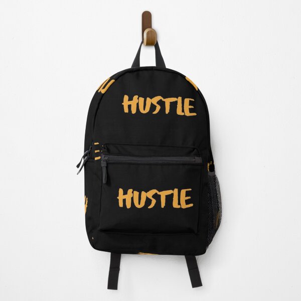Item preview, hustle minimalist typography orange designed and sold by Douj.