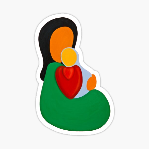 Mother & Son Sticker