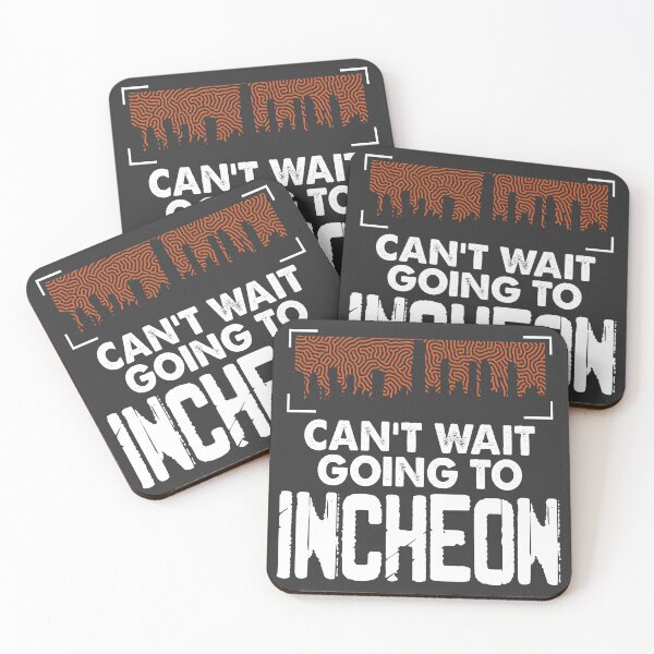 Item preview, Incheon South Korea Tourist Visitor Travel Skyline Silhouette Gift designed and sold by Maljonic.