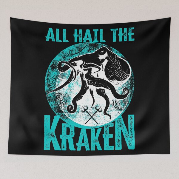 Item preview, All Hail The Kraken designed and sold by MaddFictional.