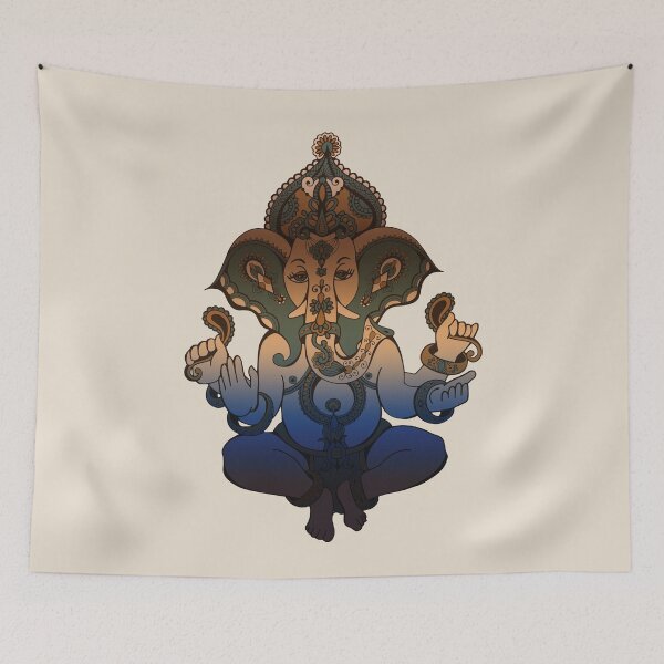 Item preview, Ganesh Chaturthi God of Prosperity designed and sold by dreamofdenim.