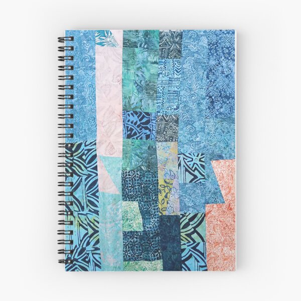 Item preview, Indonesian Batik Patchwork Blue Tone designed and sold by Lojicraft.